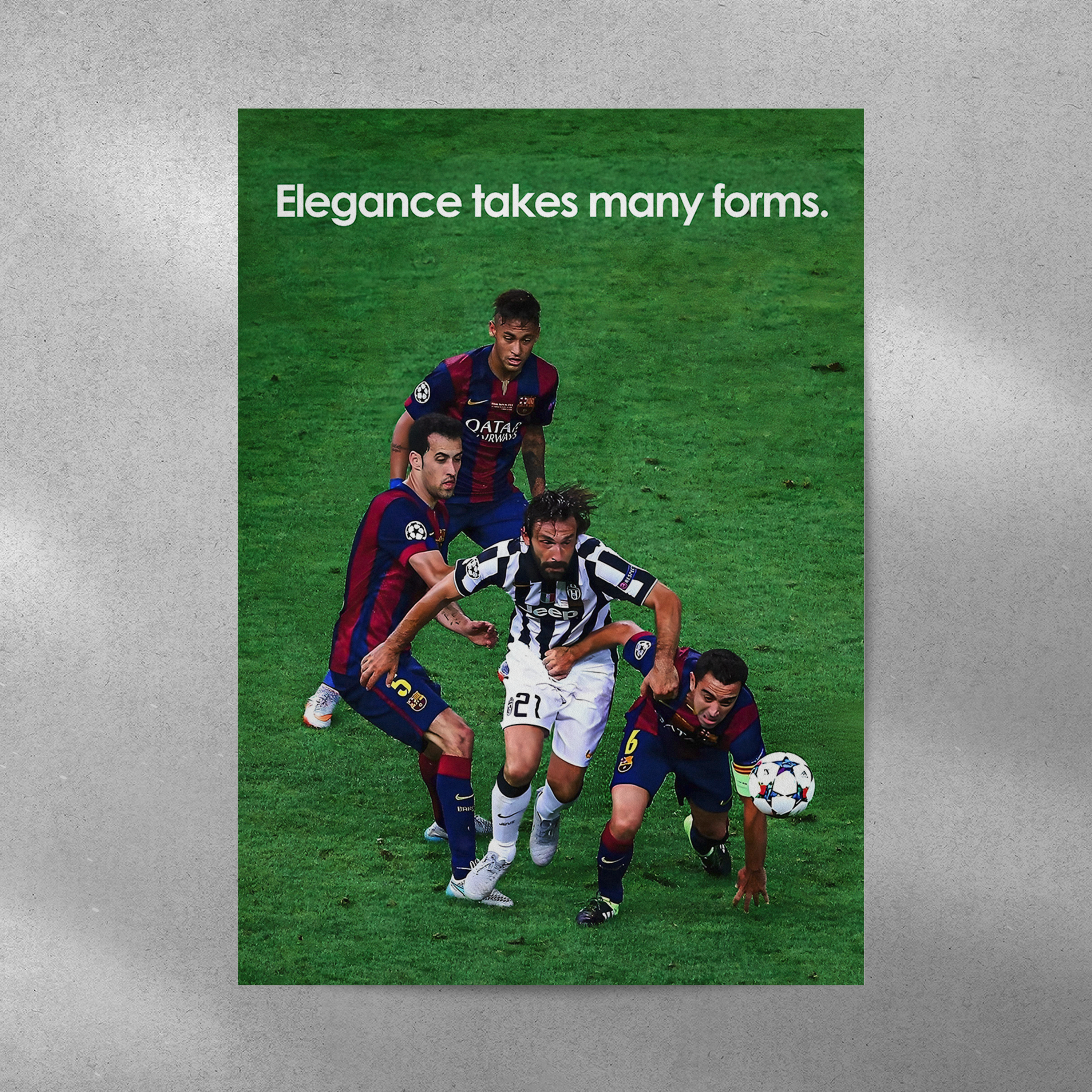 Xavi, Busquets, Neymar & Pirlo: Elegance Takes Many Forms