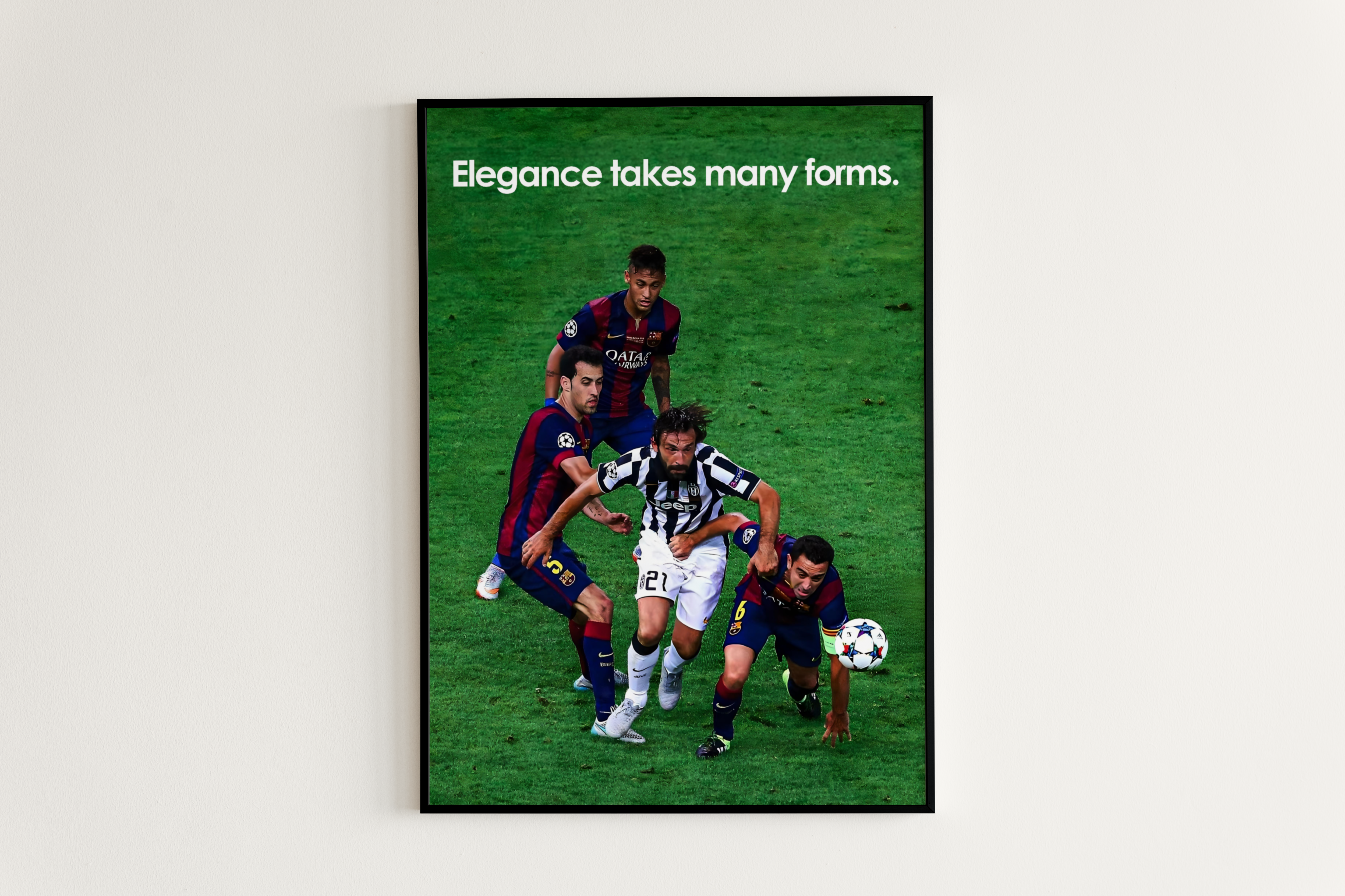 Xavi, Busquets, Neymar & Pirlo: Elegance Takes Many Forms